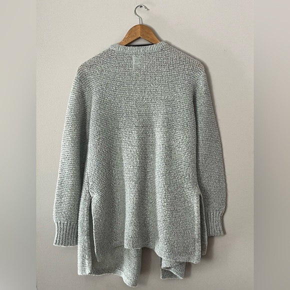 Women’s Volcom Open Front Cardigan Long Sleeve Light Gray - Picture 7 of 10